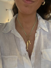 Cargar imagen en el visor de la galería, Collar Lagos - Acero dorado 304L baño oro 14k