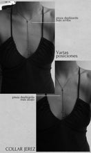Cargar imagen en el visor de la galería, Collar Jerez - Acero plateado 304L baño plata rodiada