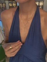 Cargar imagen en el visor de la galería, Collar Jerez circonitas - Acero dorado 304L baño oro 14k