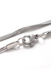 Cargar imagen en el visor de la galería, Collar mini magic (ancho 3mm) • Acero plateado 304L baño plata rodiada