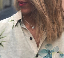 Cargar imagen en el visor de la galería, Collar letra (cadena y colgante, o sólo colgante)  - Plata 925 - Letras disponibles: B, D y T