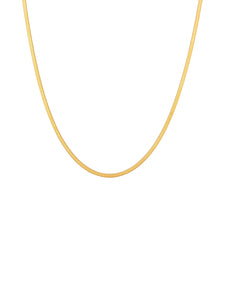 Collar mini magic (ancho 2mm) • Acero dorado 316L baño oro 18K
