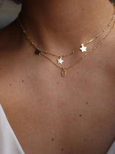 Cargar imagen en el visor de la galería, Collar: Cadena y colgante número-  Plata 925 baño oro 18K - Todos disponibles