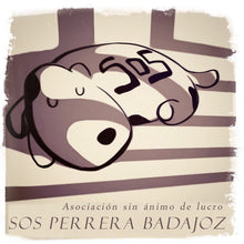 Cargar imagen en el visor de la galería, Collar perrera benéfico SOS Perrera Badajoz - Plata 925 baño oro 18K