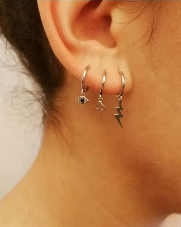 Pendientes rayo colgante clearance