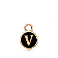 Cargar imagen en el visor de la galería, Cadena y colgante letra - Acero dorado 316L baño oro 18k - Varias letras disponibles