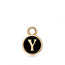 Cargar imagen en el visor de la galería, Cadena y colgante letra - Acero dorado 316L baño oro 18k - Varias letras disponibles