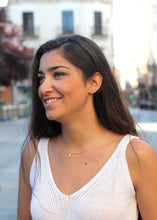 Cargar imagen en el visor de la galería, Collar letra (cadena y colgante, o sólo colgante) - Plata 925 baño oro 18K - Letras disponibles: A, B, D, E, T y Z