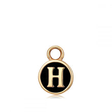 Cargar imagen en el visor de la galería, Cadena y colgante letra - Acero dorado 316L baño oro 18k - Varias letras disponibles