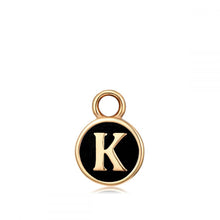 Cargar imagen en el visor de la galería, Cadena y colgante letra - Acero dorado 316L baño oro 18k - Varias letras disponibles