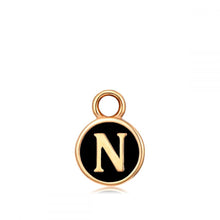 Cargar imagen en el visor de la galería, Cadena y colgante letra - Acero dorado 316L baño oro 18k - Varias letras disponibles