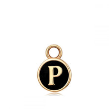 Cargar imagen en el visor de la galería, Cadena y colgante letra - Acero dorado 316L baño oro 18k - Varias letras disponibles