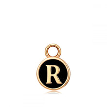 Cargar imagen en el visor de la galería, Cadena y colgante letra - Acero dorado 316L baño oro 18k - Varias letras disponibles