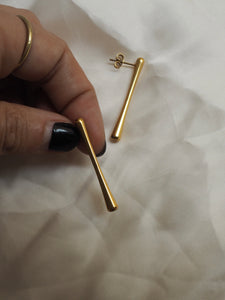 Pendientes Geometric 011 - Acero 316L baño oro 18k - par 20€