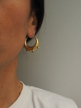 Cargar imagen en el visor de la galería, Pendientes India 003 - Edición limitada - Latón baño de oro 18k