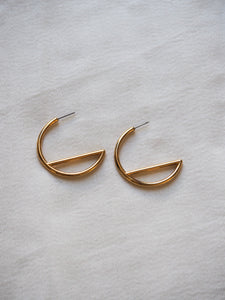 Pendientes GEOMETRIC 003 - Plata 925 baño oro 18K - par 30€