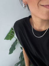 Cargar imagen en el visor de la galería, Collar mini magic (ancho 3mm) • Acero plateado 304L baño plata rodiada