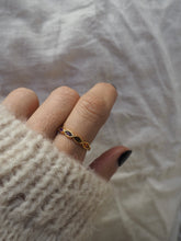 Cargar imagen en el visor de la galería, Anillo Nilo - Plata 925 chapado oro 1micra - Talla 15 y 20