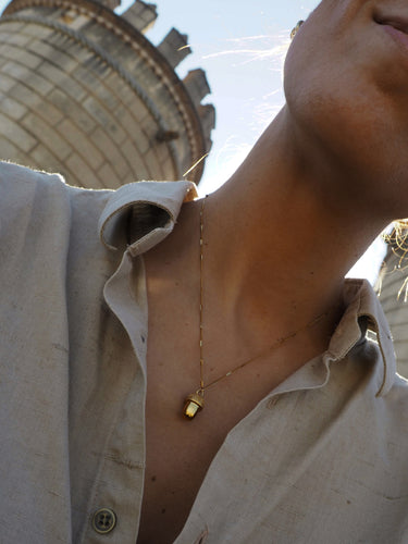 Collar Bellotera 2.0 - Acero dorado 316L baño oro 18k