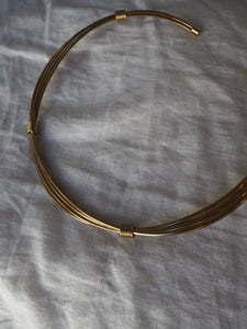 Collar Aswan - Acero dorado 316L baño oro 18k