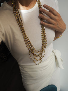 Collar María - Acero dorado 304L baño oro 14k