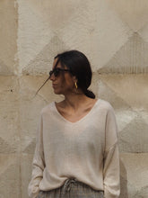 Cargar imagen en el visor de la galería, Pendientes aros ovalados 44x30mm - Acero dorado 316L baño oro 18K