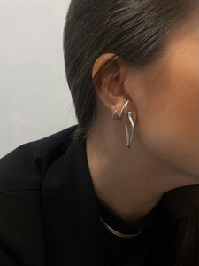 PENDIENTES GEOMETRIC 001 - PLATA VIEJA - par 22€ unidad 11,50€