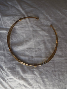 Collar Aswan - Acero dorado 316L baño oro 18k