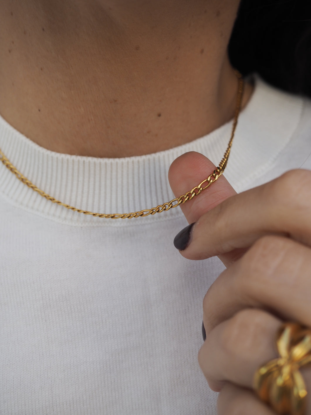 Collar Camille - Acero 316L baño oro 18k