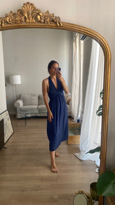 Vestido Marilyn azul marino
