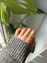 Cargar imagen en el visor de la galería, Anillo MAMA - Acero 316L baño oro 18k - Talla 9, 11 y 15