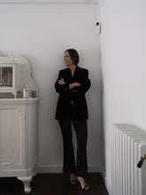 Cargar imagen en el visor de la galería, Pantalón paillettes negro