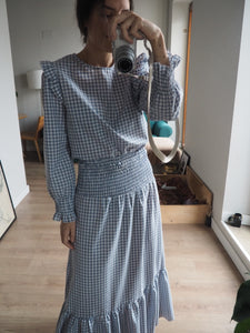 Falda vichy algodón