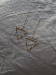 Pendientes Guiza  - Acero dorado 304L baño oro 14k