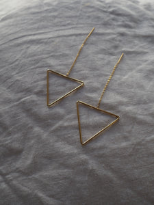 Pendientes Guiza  - Acero dorado 304L baño oro 14k