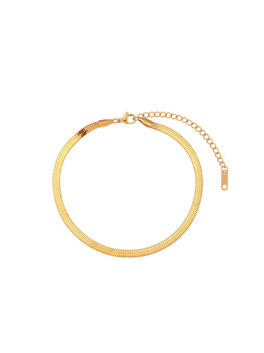 Pulsera mini Magic 3mm - Acero dorado 316L baño oro 18k