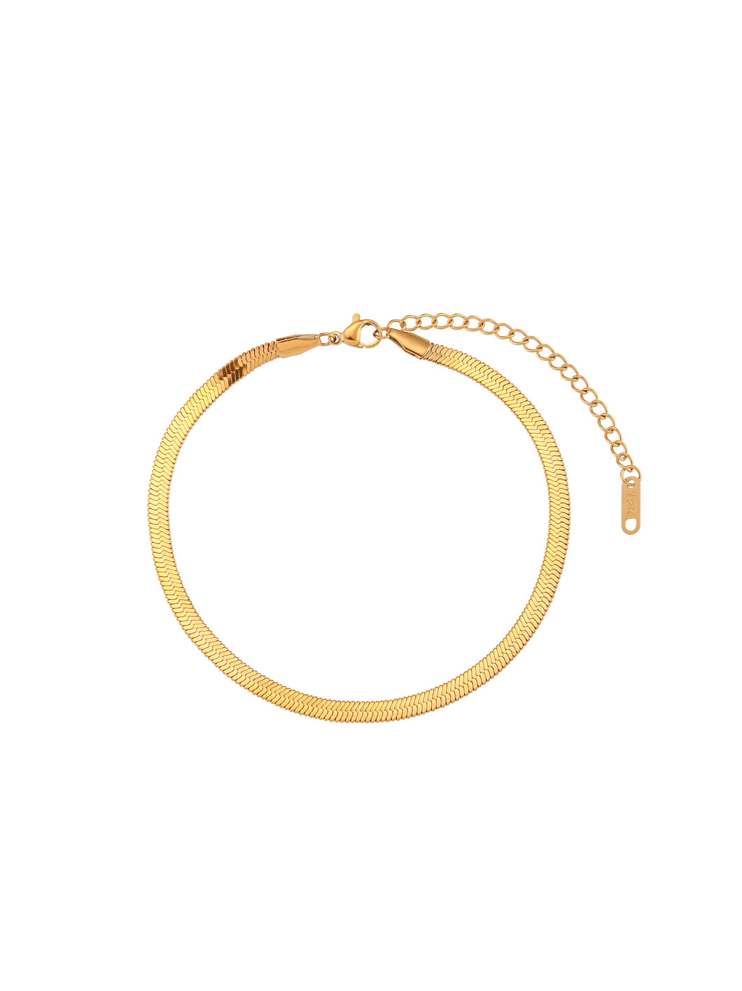 Pulsera mini Magic 3mm - Acero dorado 316L baño oro 18k