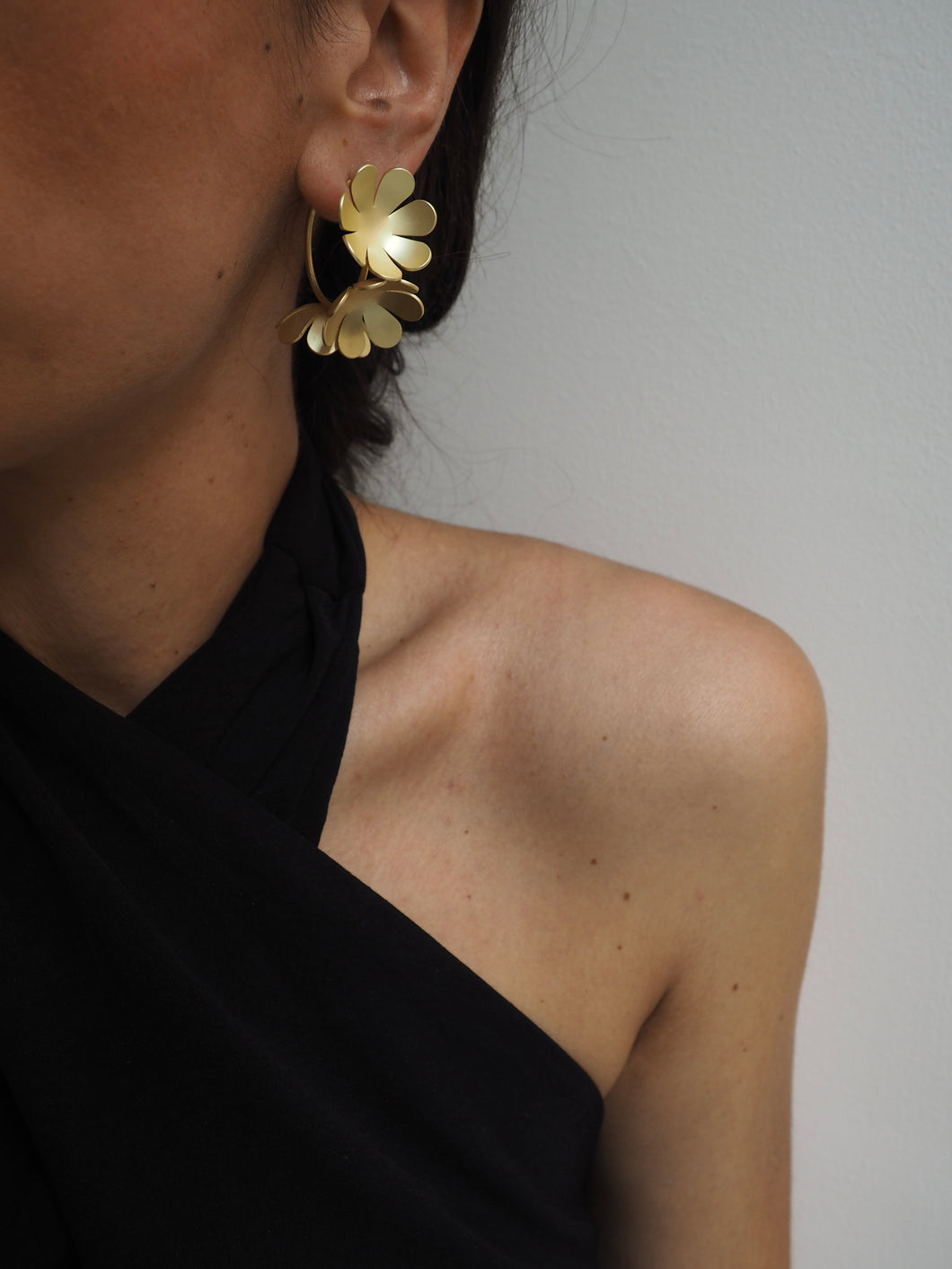 Pendientes Cádiz - Latón chapado oro 18k