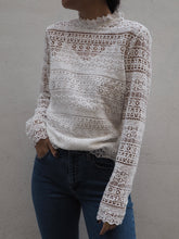 Cargar imagen en el visor de la galería, Blusa guipur blanca - Talla S, M y L (PREVENTA, DISPONIBLE PARA ENVÍO/TIENDA FÍSICA 17 ABRIL)