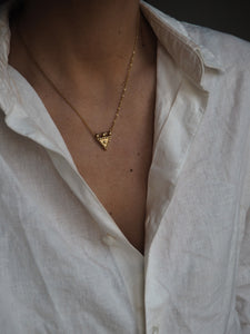 Collar Edfu - Acero dorado 316L baño oro 18k