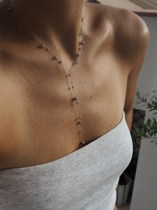 Collar Tarifa • Acero 316L baño plata rodiada