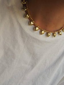 Collar India 008 - Edición limitada - Latón baño de oro 18k