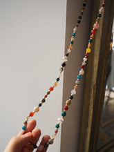 Cargar imagen en el visor de la galería, Collar Julia • minerales + acero dorado 316L baño oro 18k