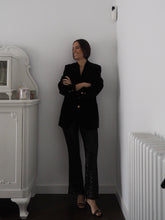 Cargar imagen en el visor de la galería, Pantalón paillettes negro