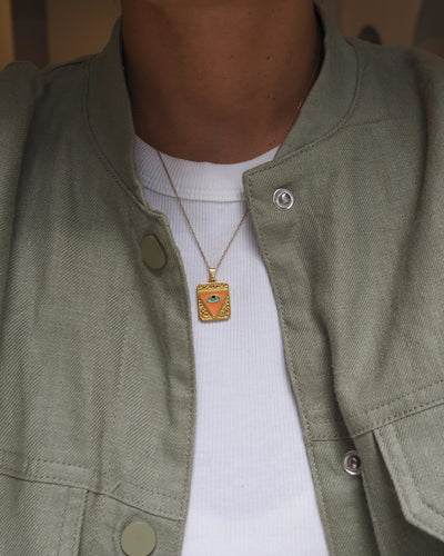 Collar ZAGORA - Plata 925 baño oro 18K