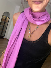 Cargar imagen en el visor de la galería, Pañuelo color buganvilla - 100% algodón