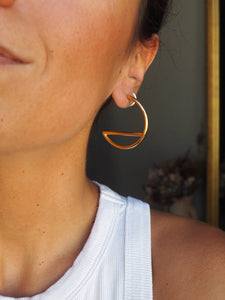 Pendientes Geometric 003 - Plata baño oro - par 30€