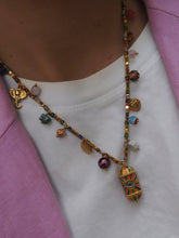 Cargar imagen en el visor de la galería, Collar India 009 - Acero dorado 316L baño oro 14k