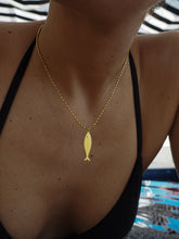 Cargar imagen en el visor de la galería, Pack: collar + pendientes Vilamoura - Acero dorado 316L baño oro 18k