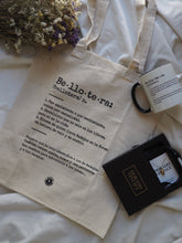 Cargar imagen en el visor de la galería, Pack: Collar Bellotera 2.0 + Tote bag Bellotera + Taza Bellotera